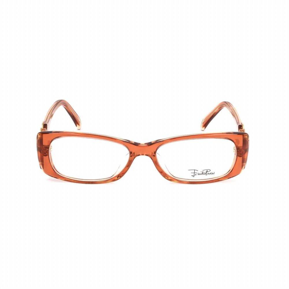 NEW PUCCI women's rectangular optical frame in orange - Picture 2 of 3